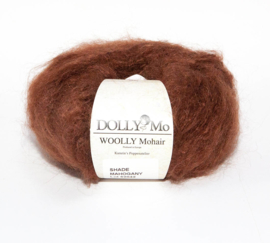 DollyMo "Woolly" Mohair nr. 6010 Mahogany