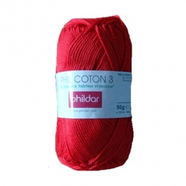 Phildar Coton 3 Cerise