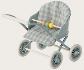 Maileg Stroller, Baby Mice - Mint  11-3107-00 Nieuw!