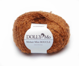 DollyMo Mini mohair  bouclé "Brown Auburn" no. 8004