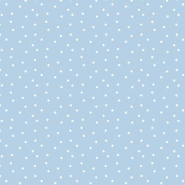 Cotton Dotted blue-white
