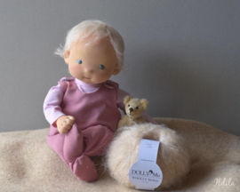 DollyMo Woolly Mohair nr. 6017 "Pale Blonde" Nieuw!