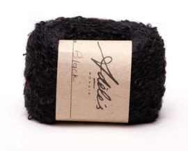 Adèles Kid Mohair Bouclé "Black" Neu!