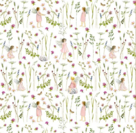 Acufactum Cotton fabric  Elf Garden Pink