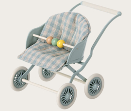 Maileg Stroller, Baby Mice - Mint  11-3107-00