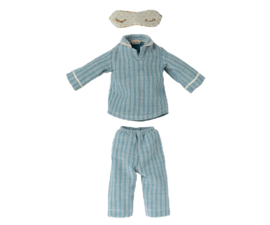 Maileg Medium mouse, Pyjamas 17-2401-00