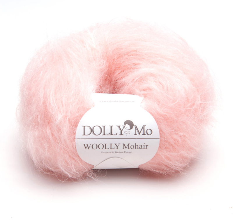 DollyMo Woolly Mohair no. 6015 "Salmon Pink" New!