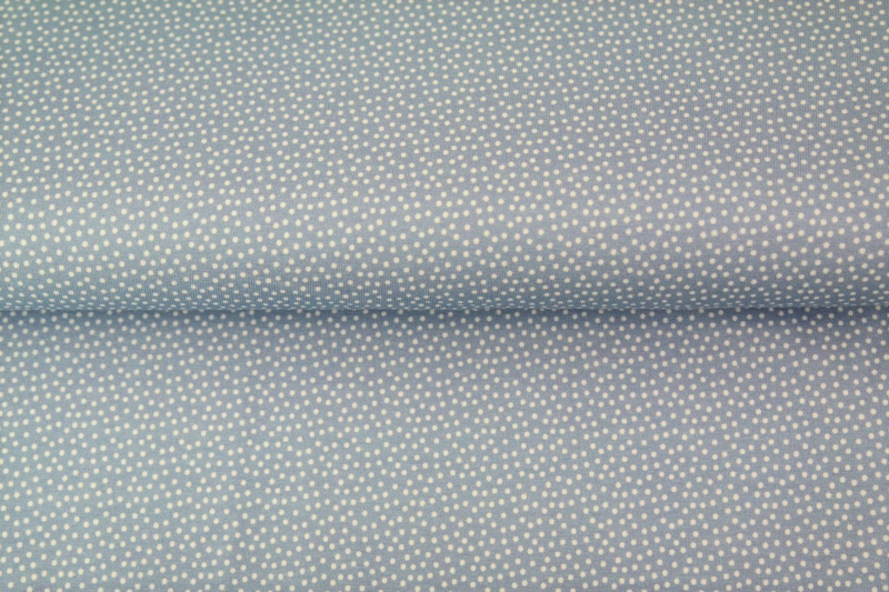 Stenzo Textiles Geprinte Jersey onregelmatig gestipt blauw-grijs Nieuw!