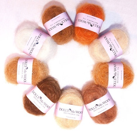 brushed wool yarn