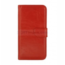 Bookstyle Telefoonhoesje Wiko Bloom 2 Case Cover - Rood