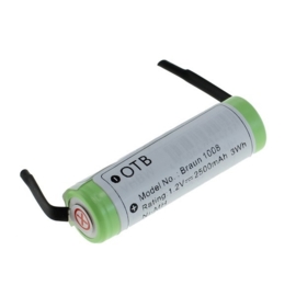 Originele OTB Accu Batterij voor Braun 1008 - 2500mAh