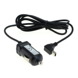 Autolader Mini-USB - 1A met haakse aansluiting