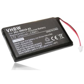 VHBW Accu Batterij Garmin 361-00019-02 Ique Nüvi - 1250mAh