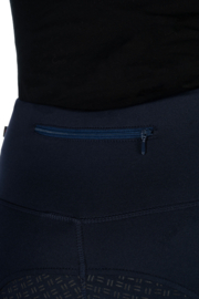 winterrijlegging Cosy II zwart fleece gevoerd met siliconen zitvlak Kind