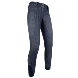 HKM rijbroek jeans miss blink  easy met silikoon zitvlak