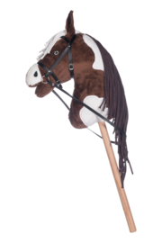Hobby Horsing Stokpaard bruin/wit