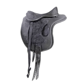 Boomloos zadel zwart 16 17 of 18 inch