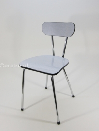 Stoelen formica grijs