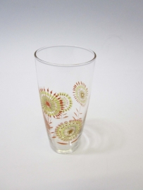 Drinkglas bloem retro