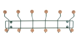 Kapstok Saturnus groen met kurk L