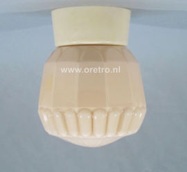 Plafondlamp schroefbol oudroze