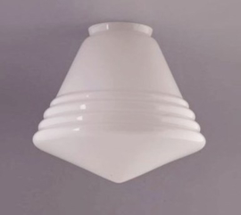 Glas Luxe Schoollamp  3 maten