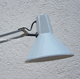 Architectenlamp grijs klemlamp