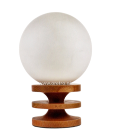 Tafellamp AKA DRR hout en glas