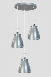 Hanglamp Acate trio grijs