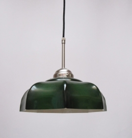 Hanglamp groen metaal