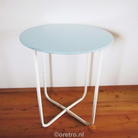 Tafel rond blauw