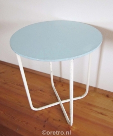 Tafel rond blauw