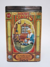 Blik Douwe egberts koffie