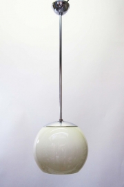 Hanglamp Halve bol glas