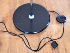 Vloerlamp Herda chroom zwart