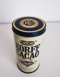 Blik Korff's cacao smal