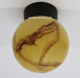 Plafondlamp glas marmer