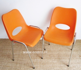 Stoelen SW Design England oranje