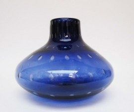 Vaas bolglas blauw