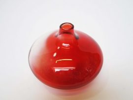 Vaasje glas rood