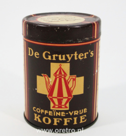 Blik de Gruyter coffeïnevrije koffie