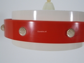 Hanglamp oranje jaren 50