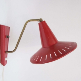 Wandlamp Hala zonneserie rood