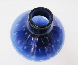 Vaas bolglas blauw