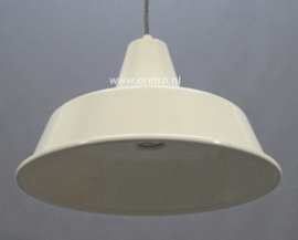 Hanglamp industrieel kap wit