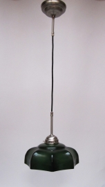 Hanglamp groen metaal
