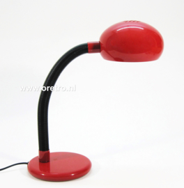 Bureaulamp Herda rood flex
