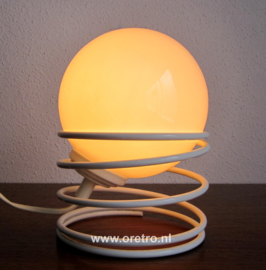 Tafellamp spiraallamp glasbol