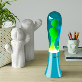 Lavalamp Magma blauw