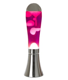 Lavalamp Magma zilver